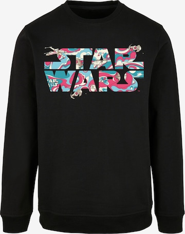 F4NT4STIC Sweatshirt 'Star Wars' in Zwart: voorkant