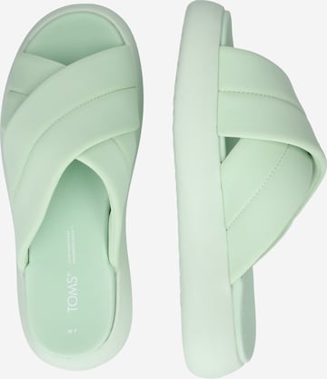 TOMS - Zapatos abiertos 'ALPARGATA MALLOW CROSSOVER' en verde