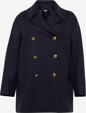 Manteau mi-saison Tommy Hilfiger Curve en bleu : devant