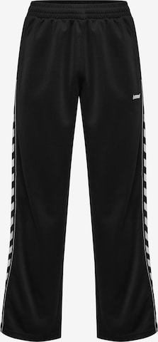 Regular Pantalon de sport 'Club' Hummel en noir : devant