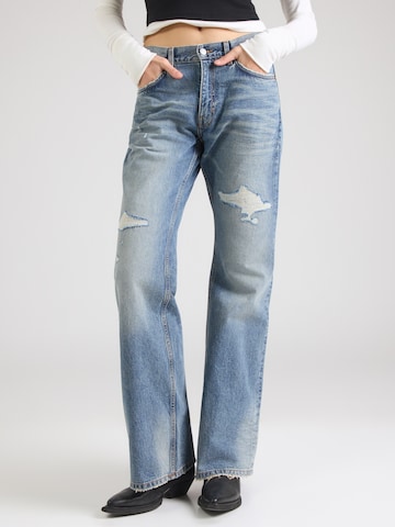 WEEKDAY - Pierna ancha Vaquero 'Helix' en azul: frente