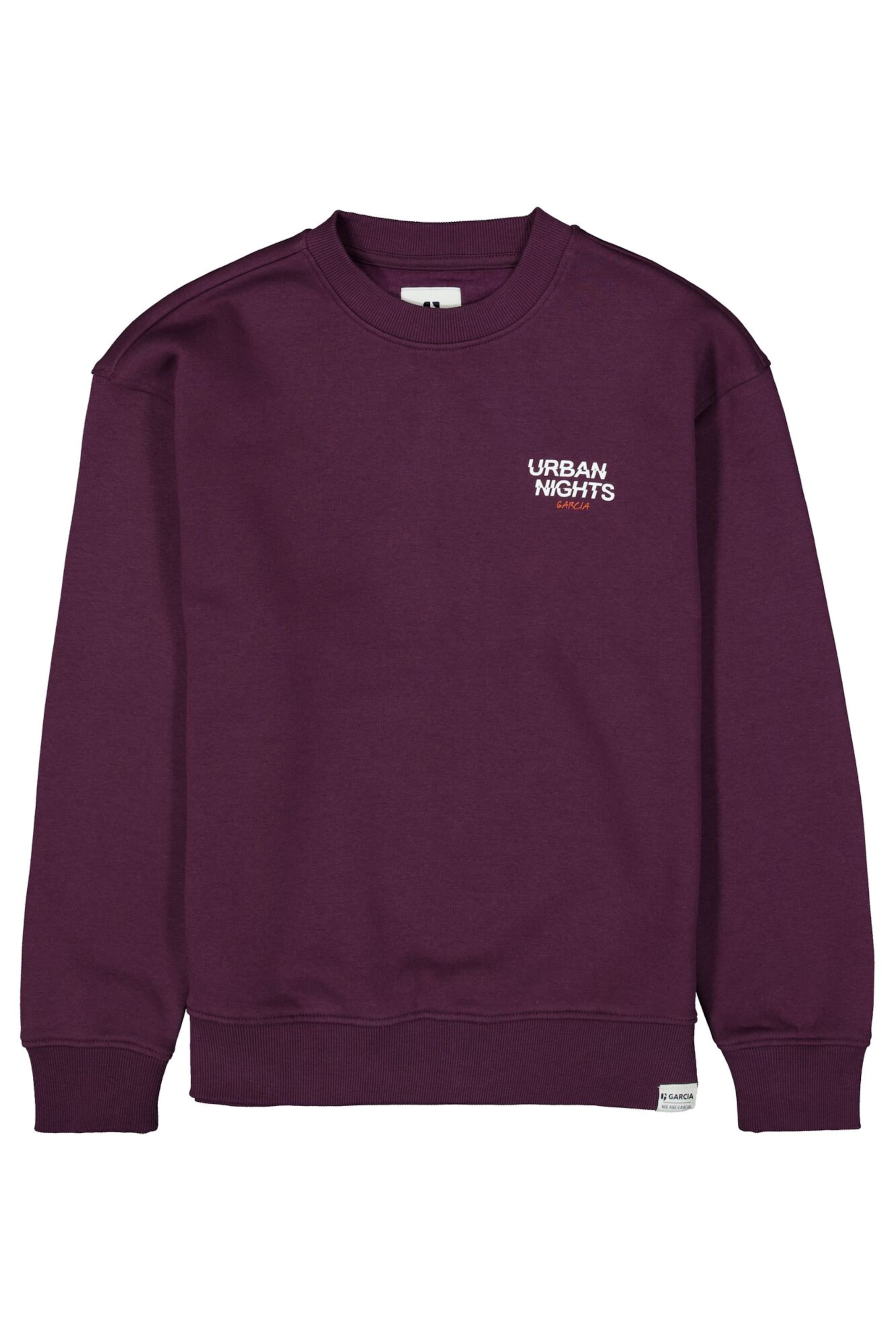 GARCIA Sweatshirt in Purple: front