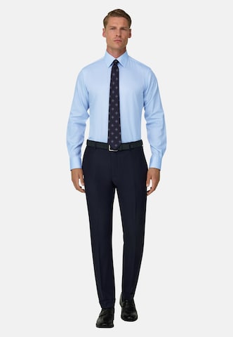 Coupe regular Chemise Boggi Milano en bleu