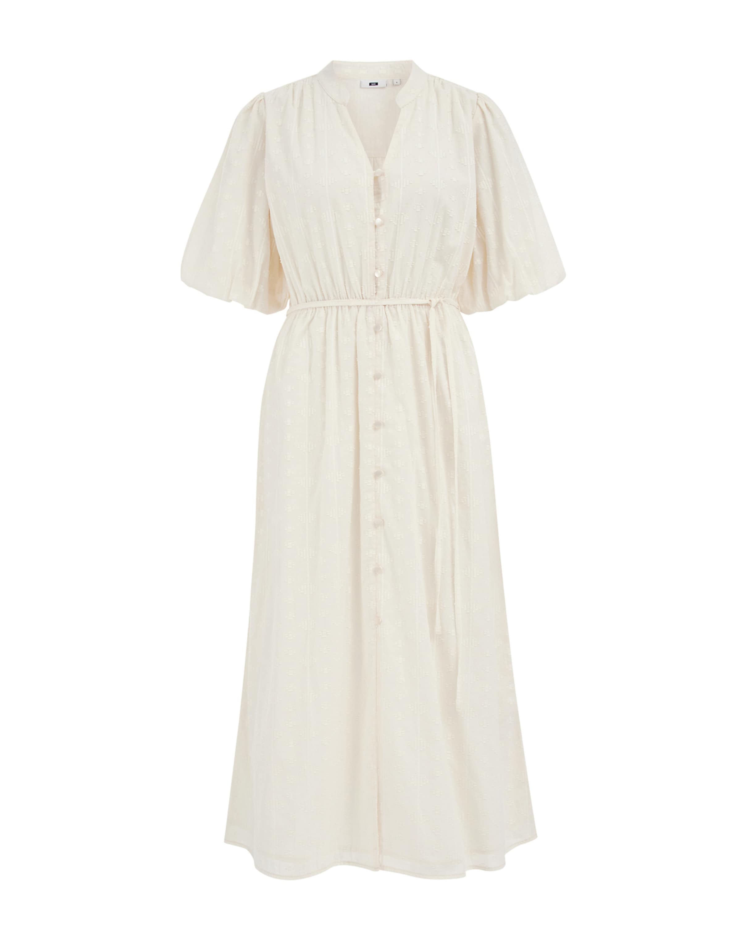 WE Fashion Obleka | bež barva: sprednja stran