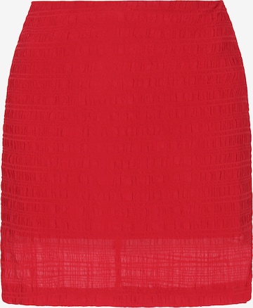 Jupe 'Festive' faina en rouge : devant