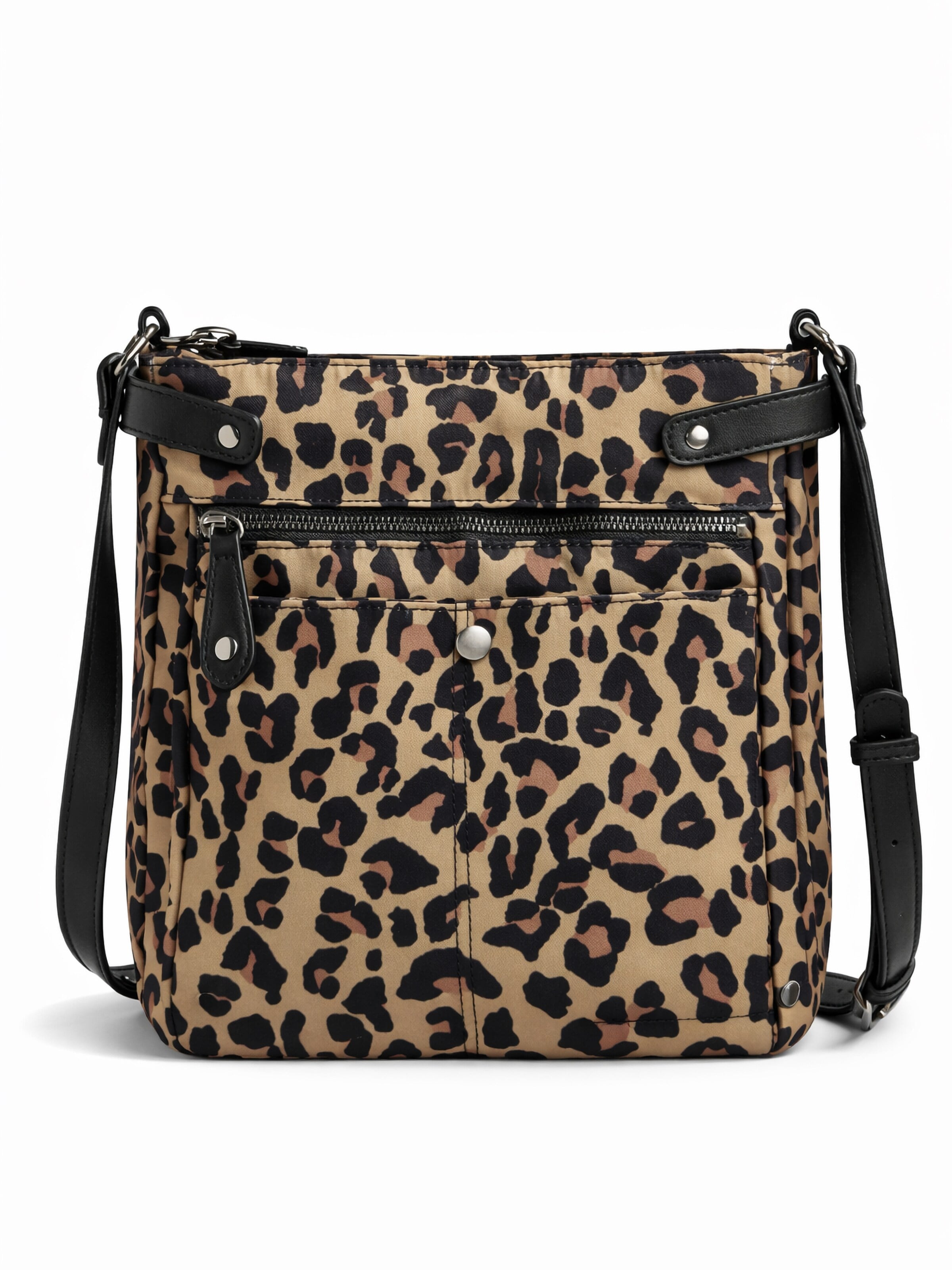 COLLEZIONE ALESSANDRO Crossbody Bag 'Edeleo' in Black: front