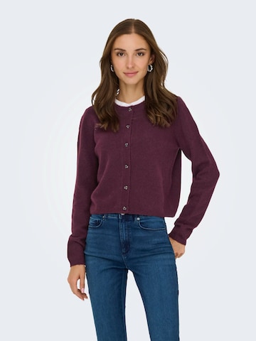 JDY Knit cardigan 'JDYCHLOE' in Red: front