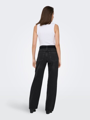 Wide leg Jeans 'ONLMaddie' di ONLY in nero