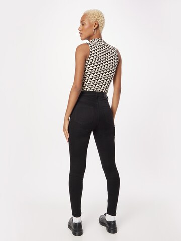 Monki Skinny Jeans in Zwart