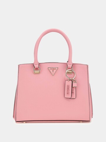 GUESS Handtasche 'Noelle Saffiano' in Pink: Vorderseite