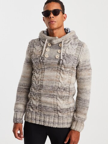 Leif Nelson Pullover in Beige