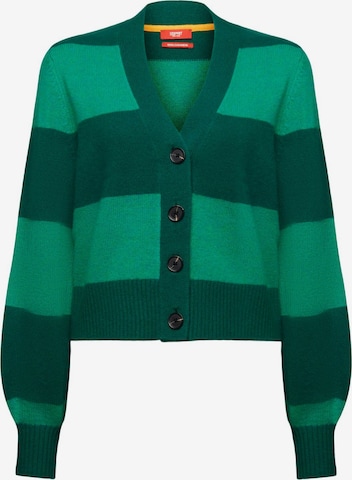 Cardigan ESPRIT en vert : devant