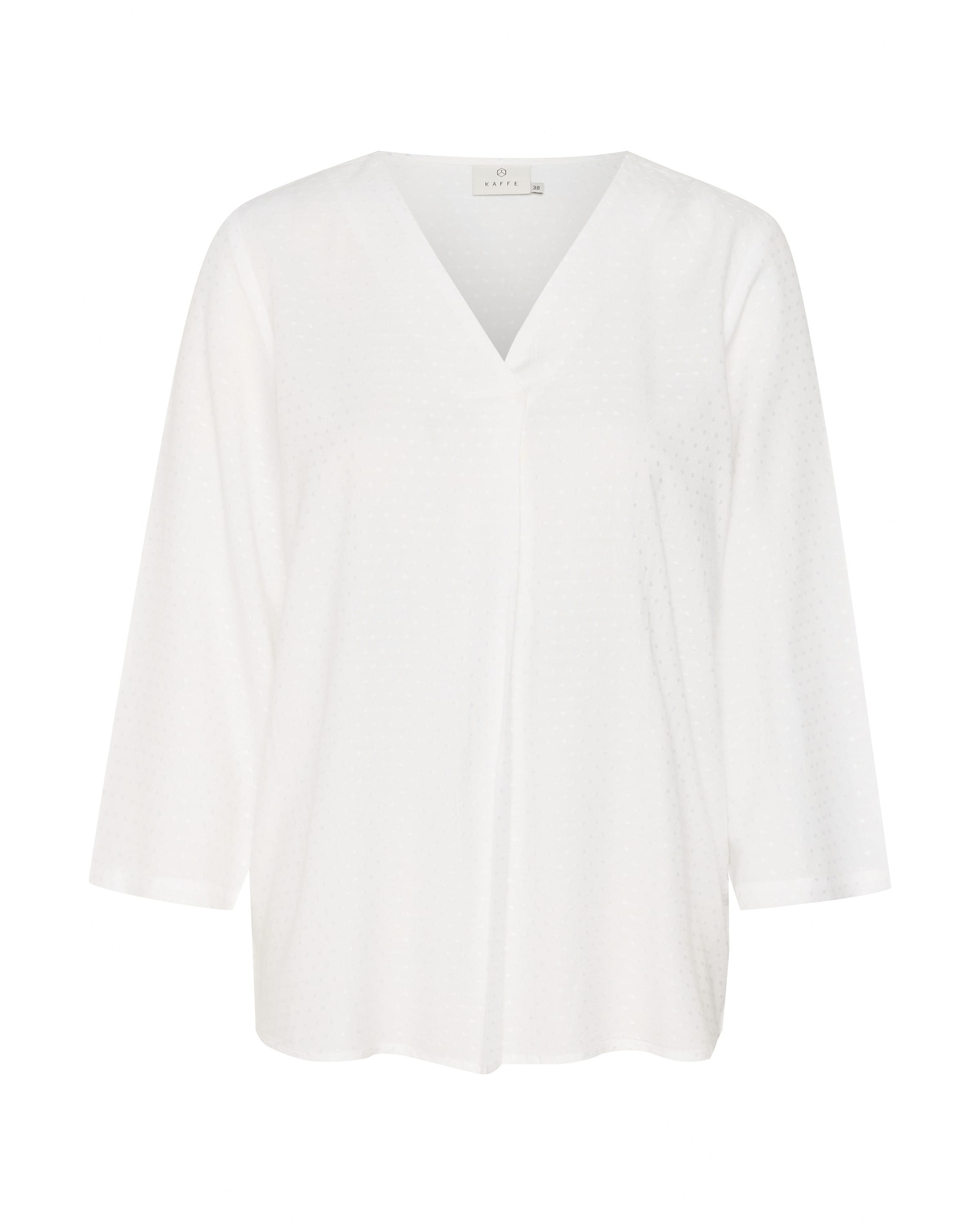 Kaffe - Blusa 'KAElsa' en blanco: frente