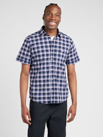 s.Oliver Regular fit Button Up Shirt in Blue: front