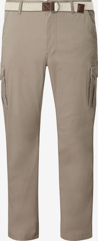 Charles Colby Loosefit Cargobroek 'Baron Garth' in Beige: voorkant