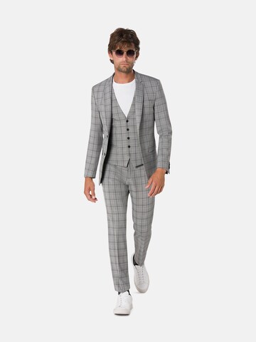 BENVENUTO Slim fit Suit 'Othello Iago' in Grey: front