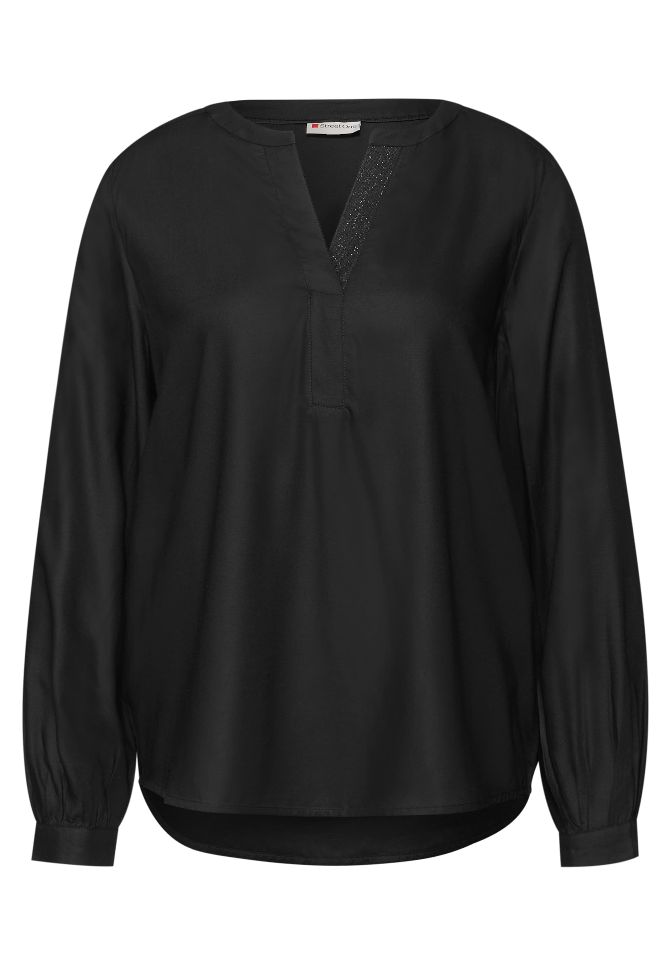 STREET ONE Bluse in schwarz, Produktansicht