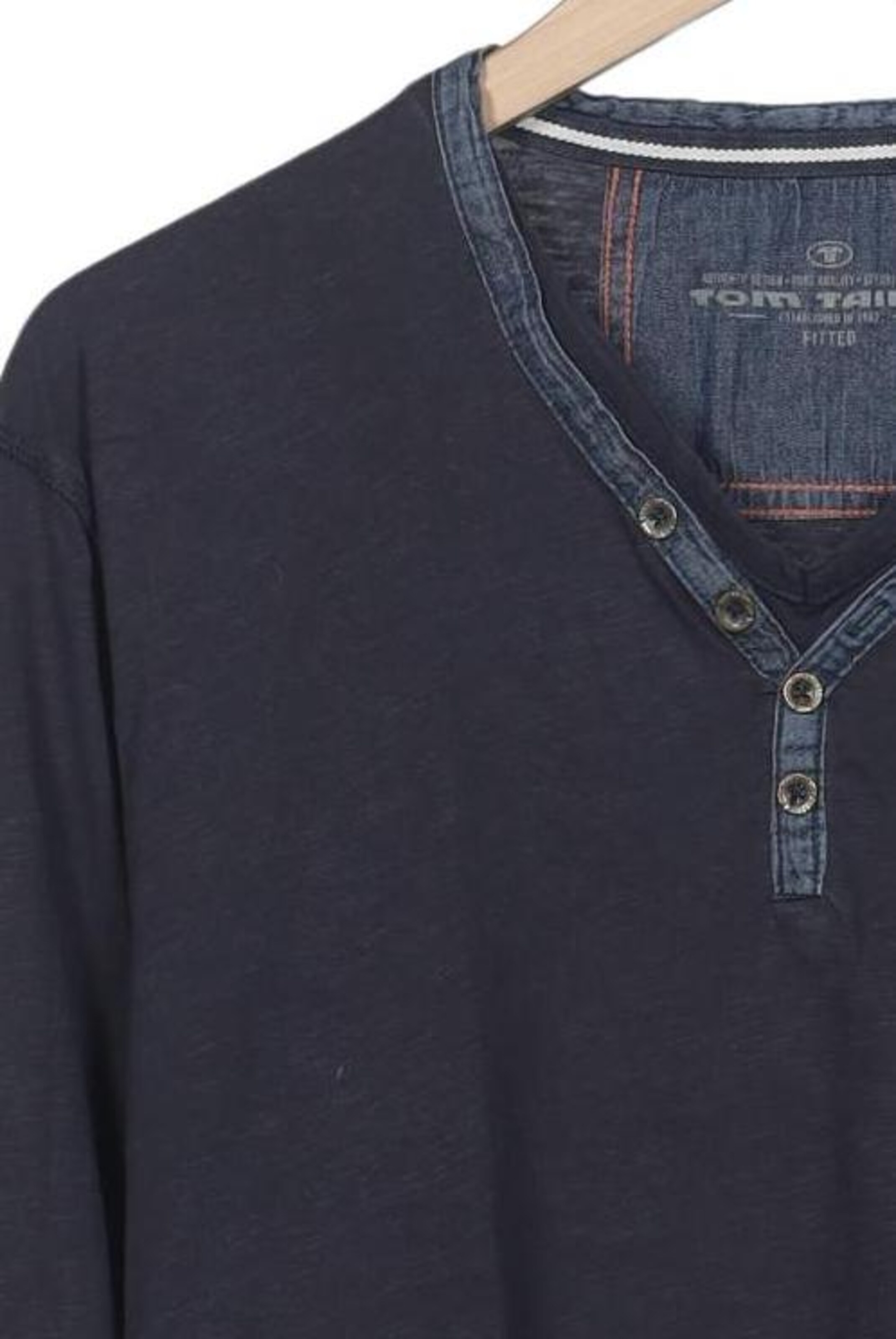 TOM TAILOR Shirt in XXL in Blue