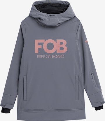 4F Sportjacke in Grau: predná strana