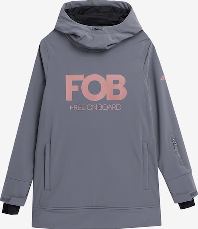 4F Športna jakna | siva / korala barva, Prikaz izdelka