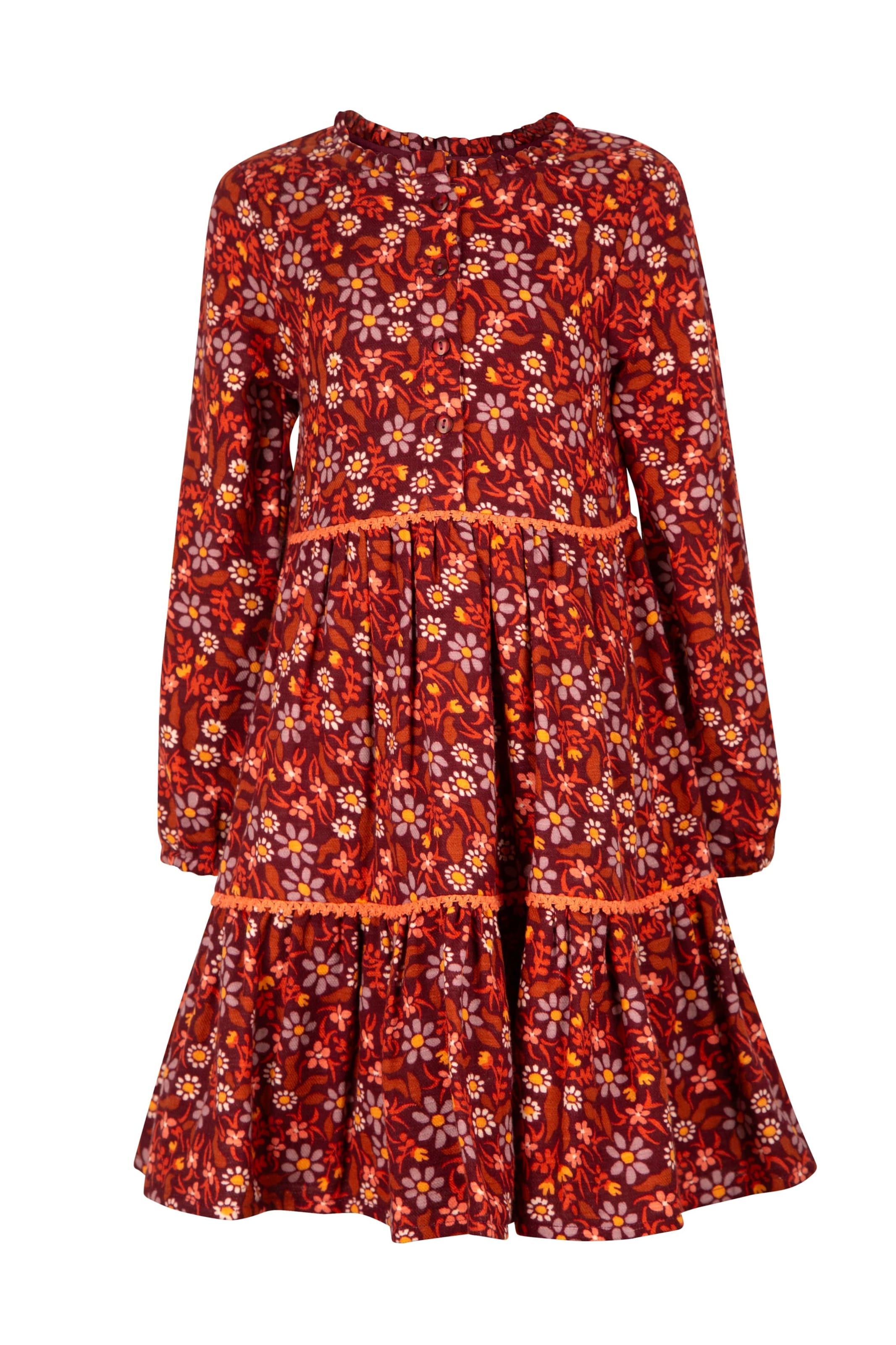 Rochie de la happy girls pe roșu: față