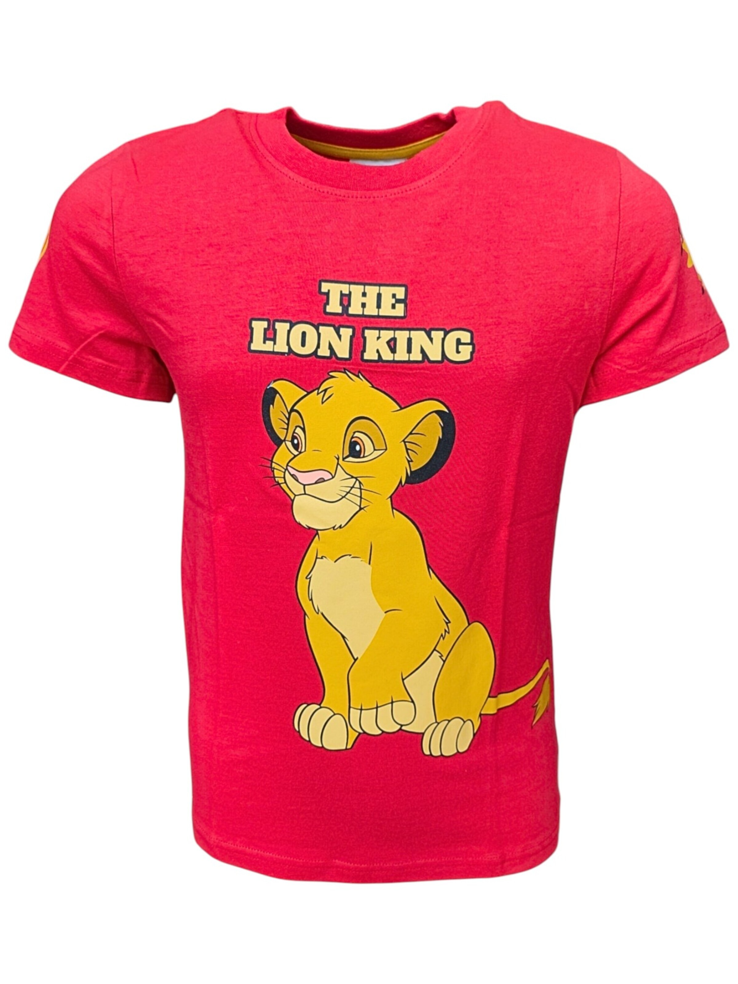 Disney König der Löwen Shirt 'Disney König der Löwen T-Shirt'‌ in Rot: Vorderseite