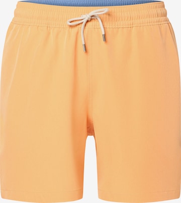 Shorts de bain Polo Ralph Lauren en jaune : devant