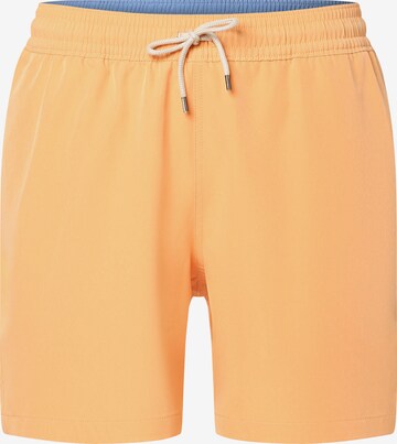 Shorts de bain Polo Ralph Lauren en jaune : devant