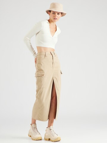 Calvin Klein Jeans Sukně – béžová