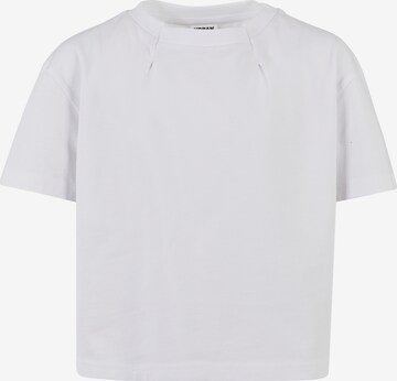 T-Shirt 'Pleat' Urban Classics en blanc : devant