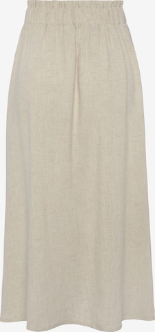 LASCANA Skirt in Beige