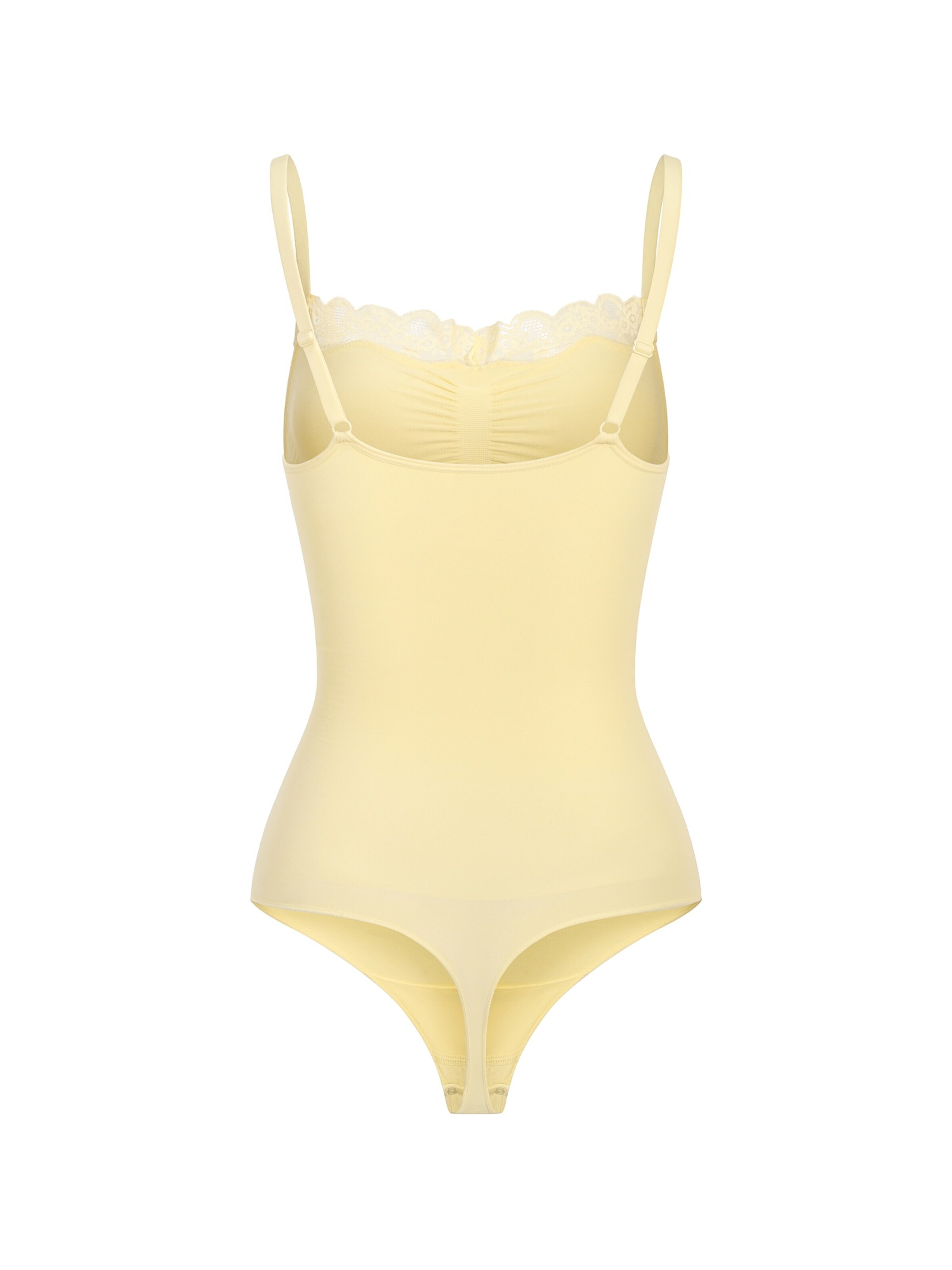 cfab Shapingbody 'Bodysuit Sculpting Shapewear mit Lace'‌‌‌‌‌‌‌‌ in Gelb