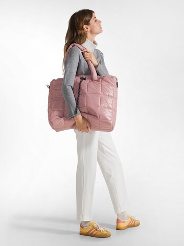 DEHA Shopper in Roze: voorkant