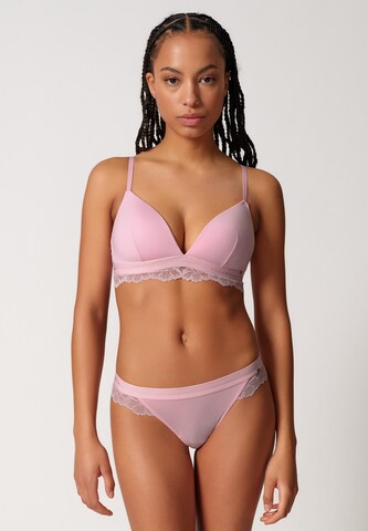 Skiny Triangel BH in Roze: voorkant