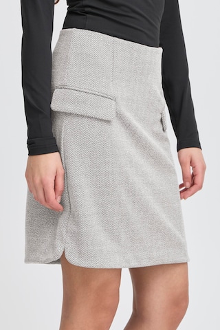 ICHI - Falda ' KATE ' en gris