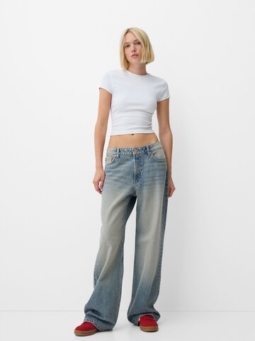 Bershka Loose fit Jeans in Blue