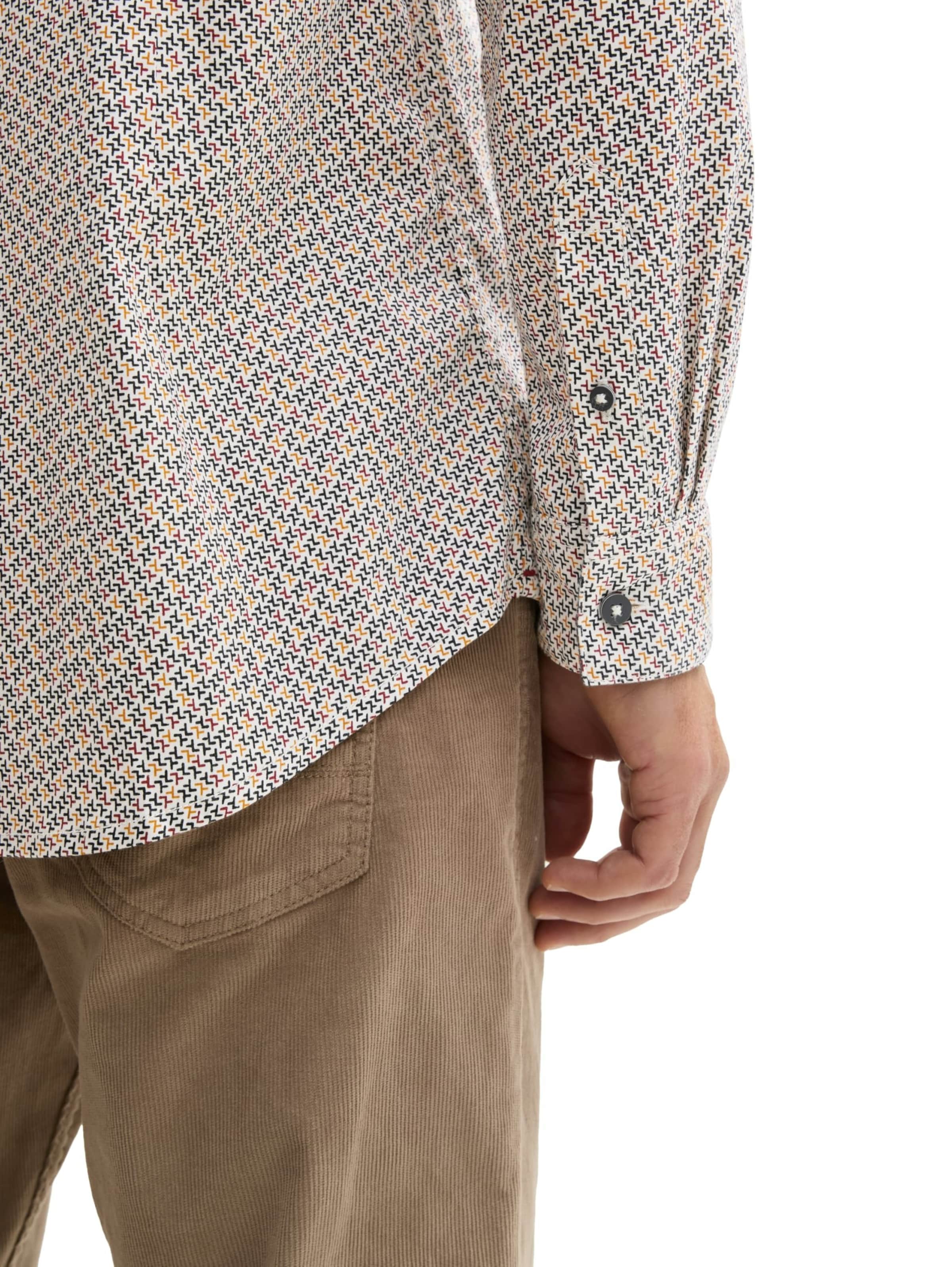 TOM TAILOR Regular Fit Hemd in Grau