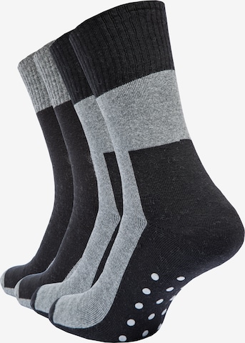 Chaussettes Vincent Creation en noir : devant