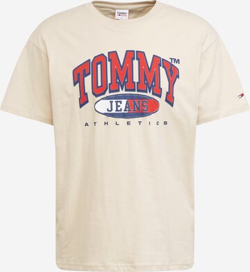 Maglietta 'Essential' di Tommy Jeans in beige: frontale