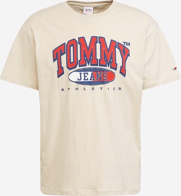 T-Shirt 'Essential' Tommy Jeans en beige : devant