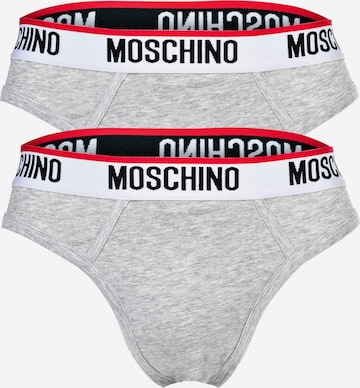 Slip MOSCHINO en gris : devant