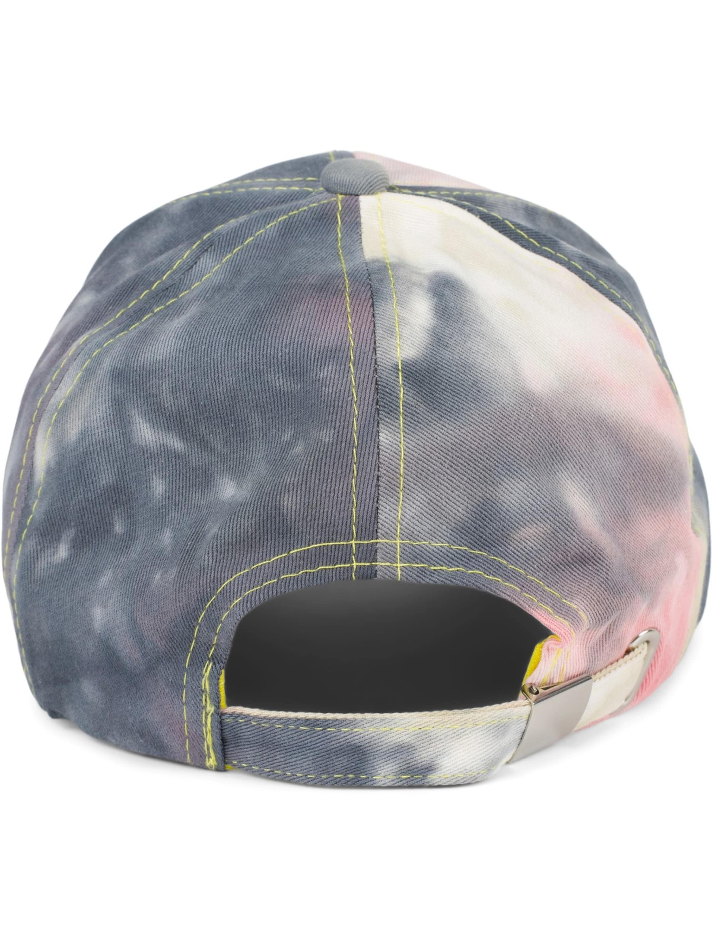 styleBREAKER Cap 'Baseballcap mit Batik Muster' in Beige