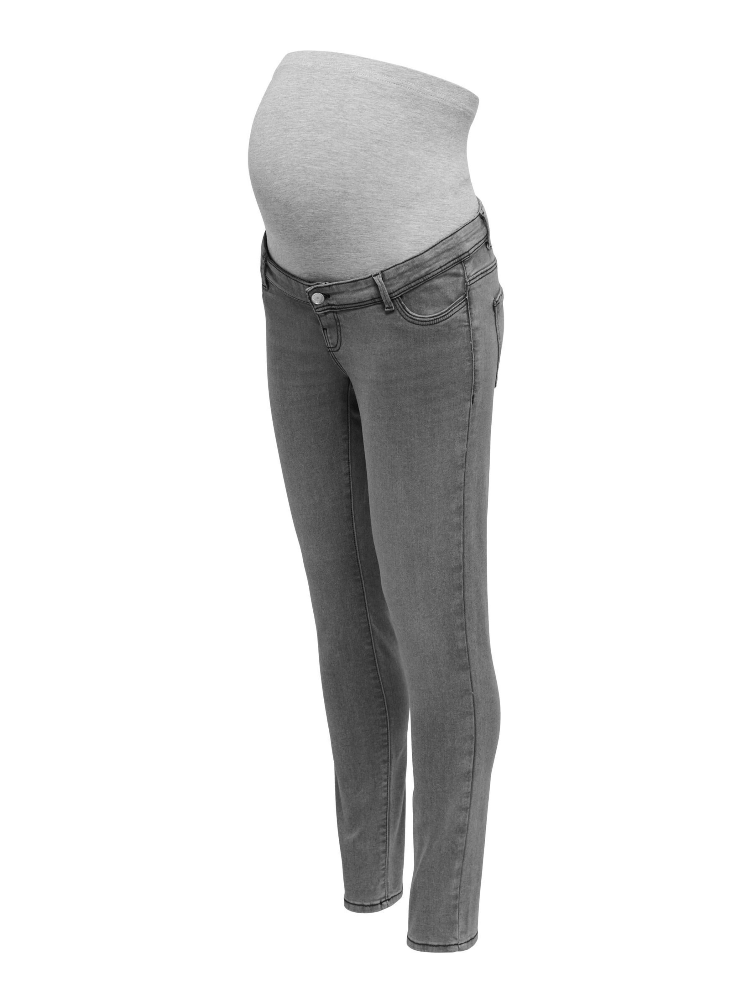 Skinny Jeans 'OLMally' di Only Maternity in grigio