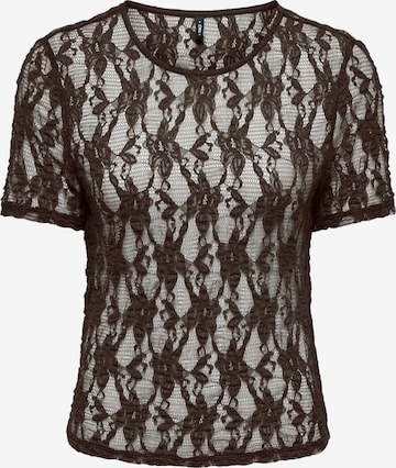 ONLY T-Shirt 'ONLAlba' in Braun: Vorderseite