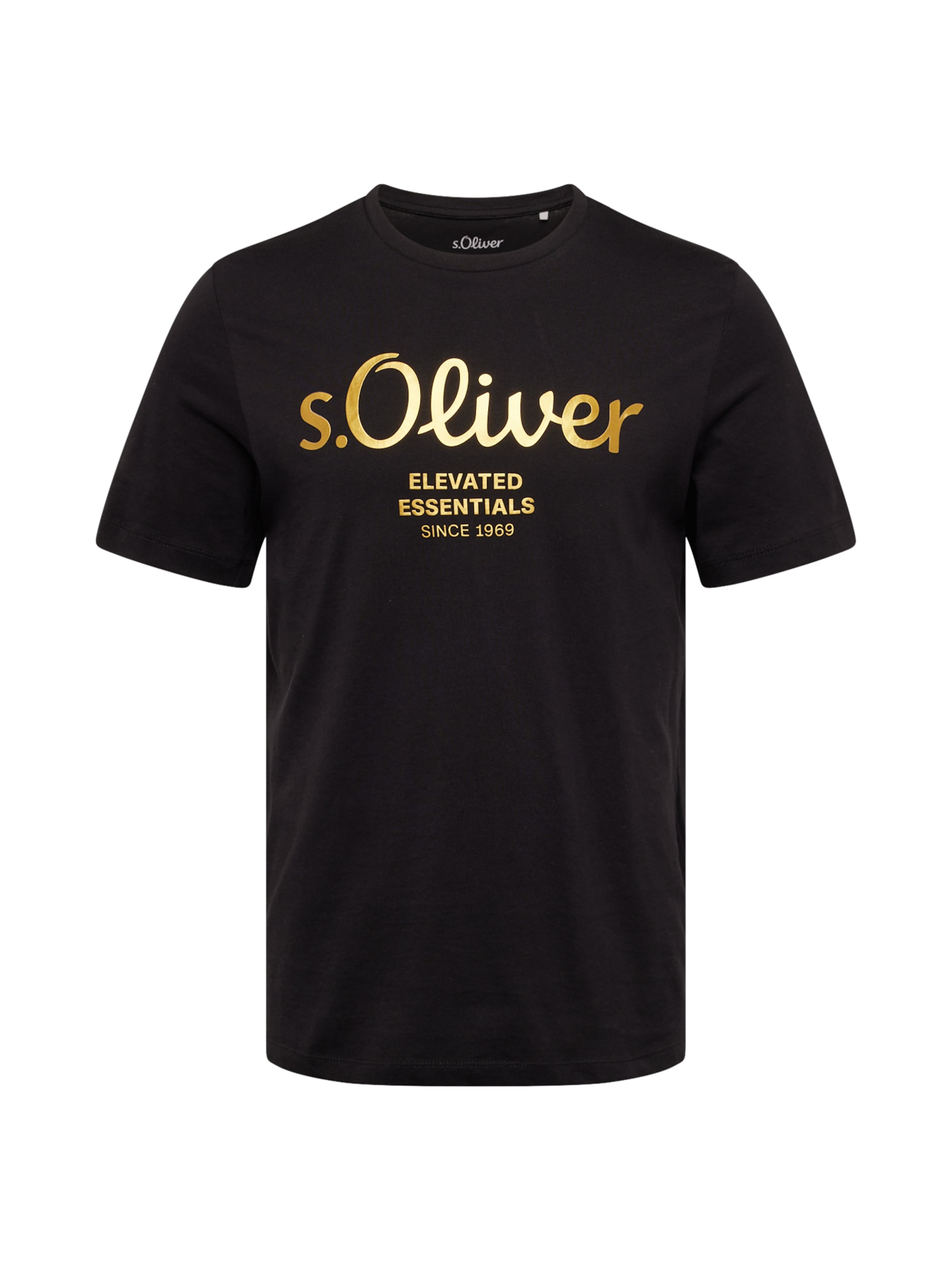 T-Shirt s.Oliver en noir : devant