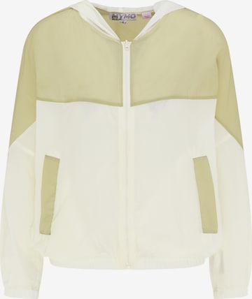 myMo ATHLSR Athletic Jacket in White: front