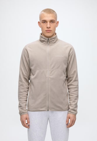 Veste en polaire Didriksons en beige : devant