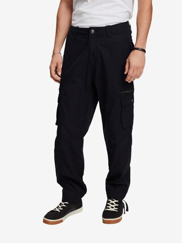 ESPRIT Regular Cargo Pants in Black