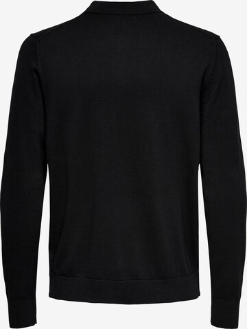 Only & Sons Pullover 'Christoph' in Schwarz