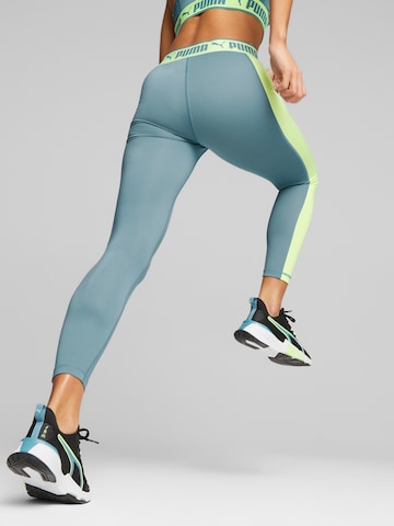 PUMA Skinny Workout Pants in Blue